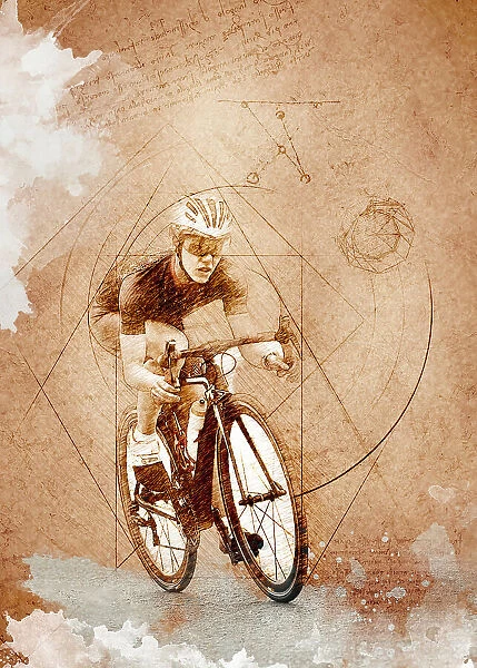 Cycling sport art 49