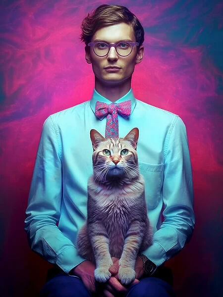 Man With A Cat