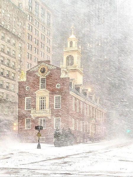 A Snowy Day in Boston