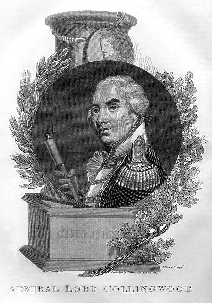 Admiral Lord Cuthbert Collingwood (1748-1810), 1816. Artist: I Brown