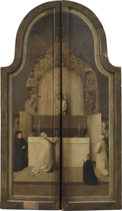 Framed Print : Print of The Adoration of the Kings Triptych Reverse Framed Print : Print of The Adoration of the Kings Triptych Reverse