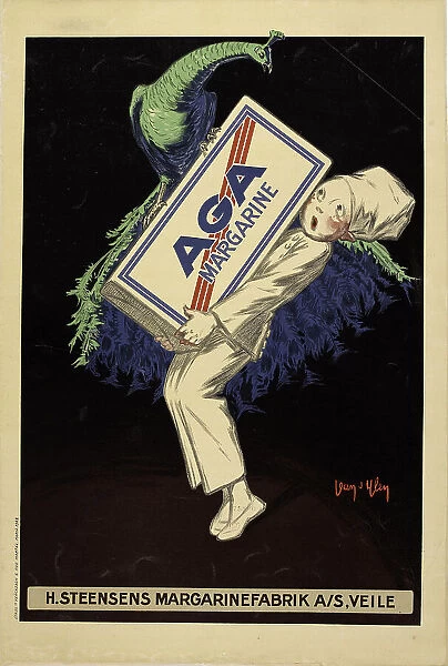 Aga Margarine, 1928. Creator: D'Ylen, Jean (1886-1938)