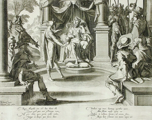 Alexander the Great as Judge, 1606. Creator: Willem van Swanenburg
