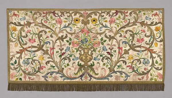Altar Frontal, Italy, 19th century. Creator: Unknown