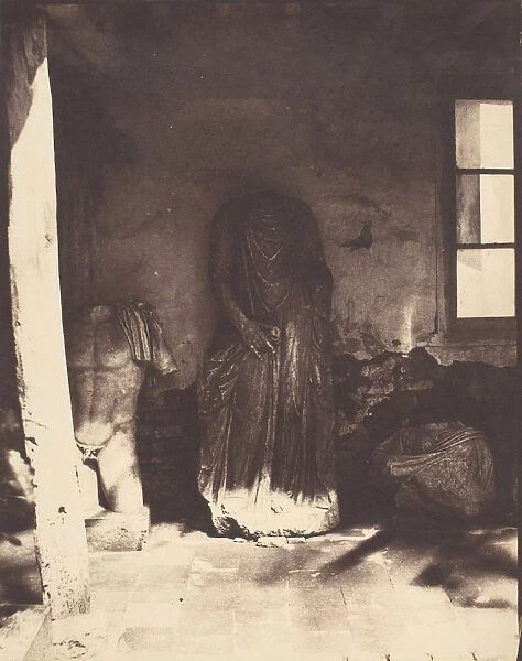 Antiquities in the Museum at Cherchell, Algeria, 1853-54. Creator: John Beasley Greene