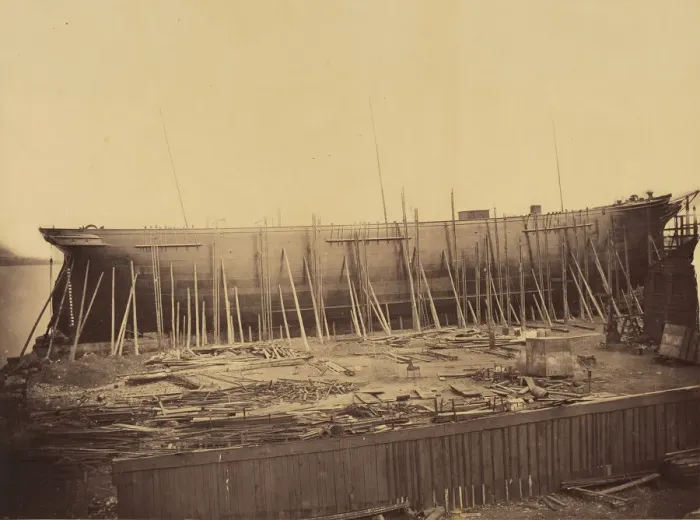 Framed Print : Aphrodita Under Construction, 1857 Print by Robert Howlett Framed Print : Aphrodita Under Construction, 1857 Print by Robert Howlett