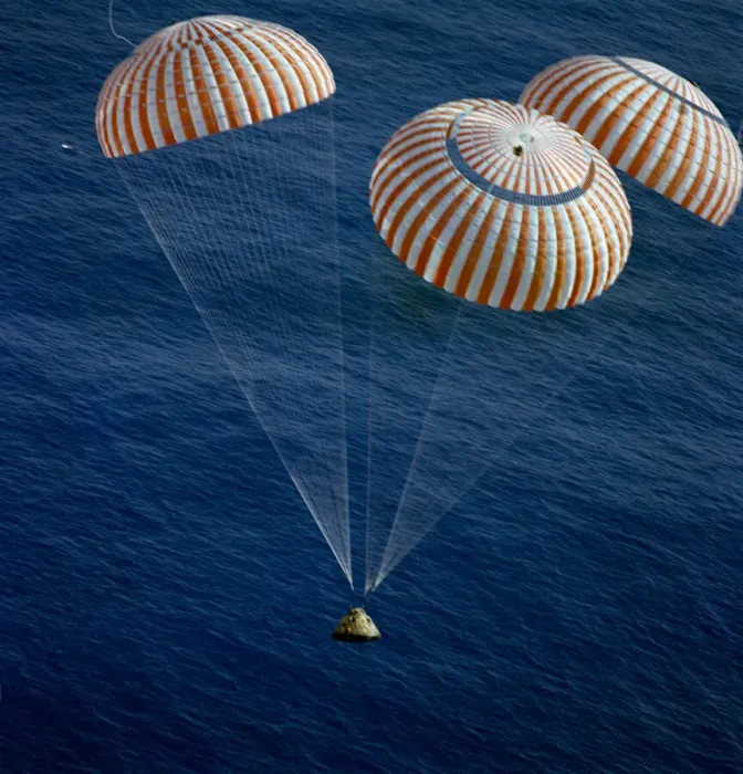 Framed Print : Apollo 17 Splashdown Print, Pacific Ocean, December 19, 1972 Framed Print : Apollo 17 Splashdown Print, Pacific Ocean, December 19, 1972