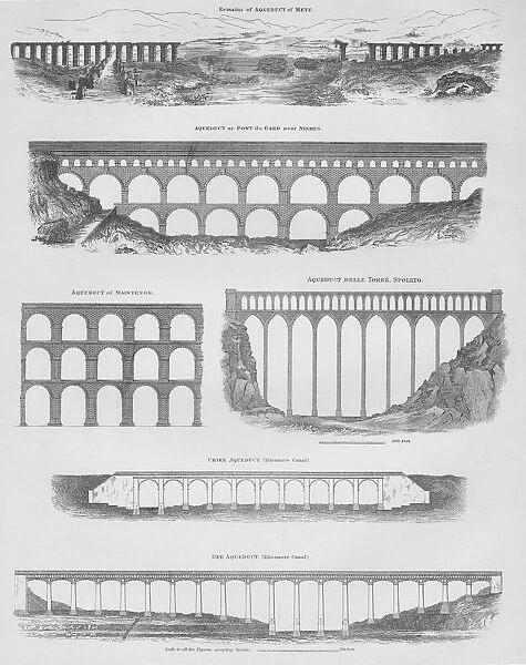 Aqueducts, 1889. Creator: W & AK Johnston