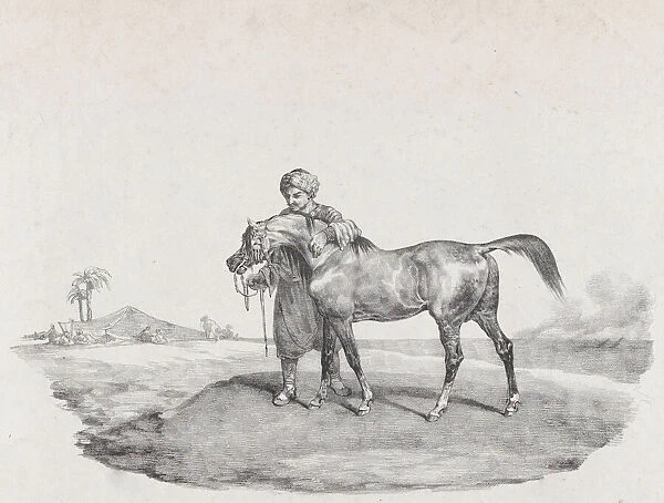 An Arabian Horse, 1821. Creators: Theodore Gericault, Charles Joseph Hullmandel
