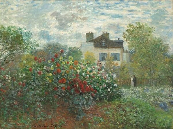 The Artists Garden in Argenteuil (A Corner of the Garden with Dahlias), 1873