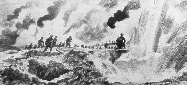 The Attack at the River Steenbeck, Belgium, First World War, 31 July 1917. Artist: A Forestier