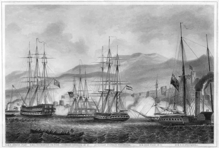 Framed Print : Attack on Sidon (c1857) Print Framed Print : Attack on Sidon (c1857) Print