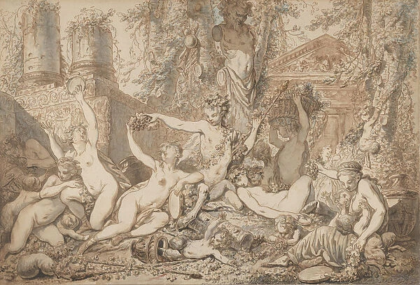 Bacchanal, ca. 1765-66. Creator: Jean Jacques Francois Le Barbier