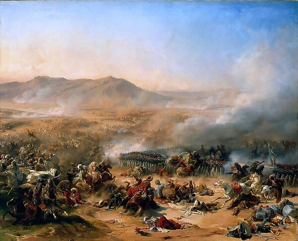 The Battle of Mount Tabor on 16 April 1799, 1837. Creator: Philippoteaux, Henri Félix Emmanuel (1815-1884)
