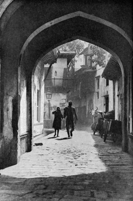 Framed Print : The Bazaar of Lucknow, India Print, c1930s Framed Print : The Bazaar of Lucknow, India Print, c1930s