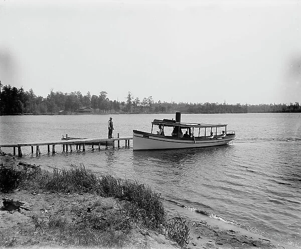 Beaver Dam Lake, Wis. Camp Dixon, between 1880 and 1899. Creator: Unknown