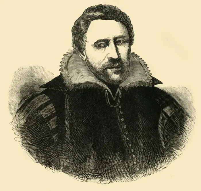 Framed Print : Ben Jonson Print, c1878 Framed Print : Ben Jonson Print, c1878