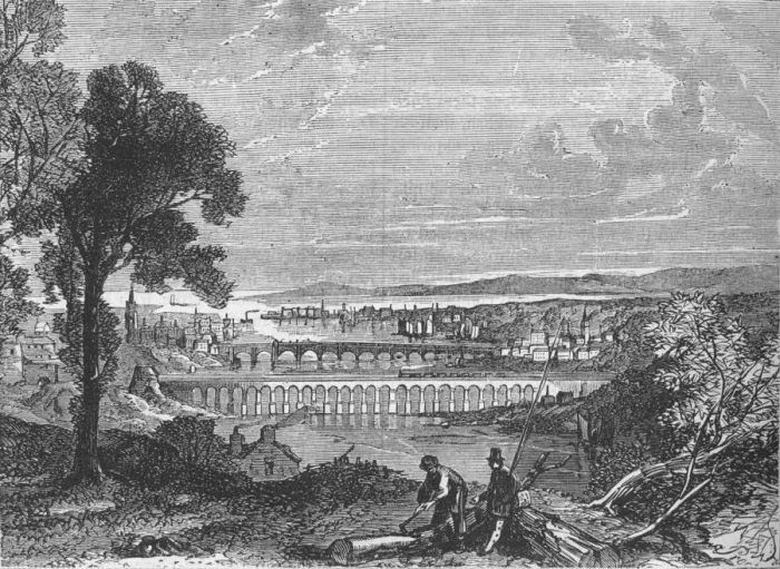 Framed Print : Berwick Print, c1880 Framed Print : Berwick Print, c1880