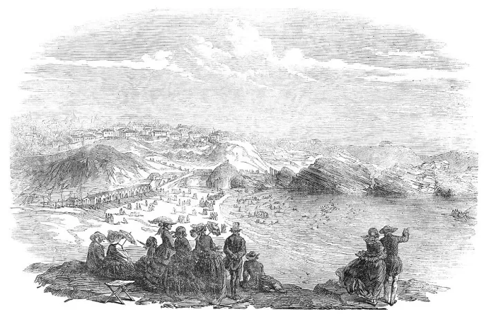 Framed Print : Biarritz, 1854 Print Framed Print : Biarritz, 1854 Print