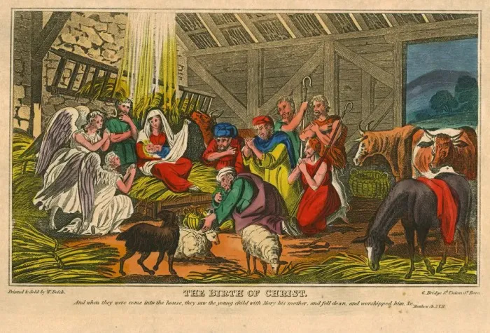 Framed Print : The Birth of Christ Print Framed Print : The Birth of Christ Print