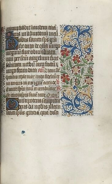 Book of Hours (Use of Rouen): fol. 100r, c. 1470. Creator: Master of the Geneva Latini (French