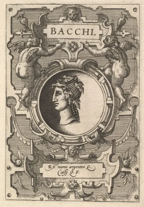 Framed Print : Bacchus Print, 1573 Framed Print : Bacchus Print, 1573