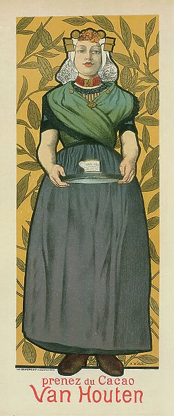 Cacao Van Houten, 1896. Creator: Willette, Adolphe (1857-1926)