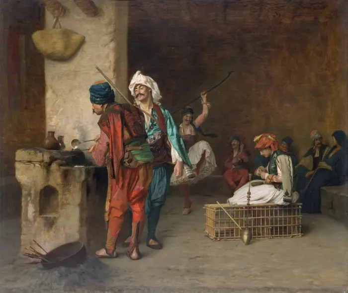 Framed Print : Cafe House, Cairo Print Framed Print : Cafe House, Cairo Print
