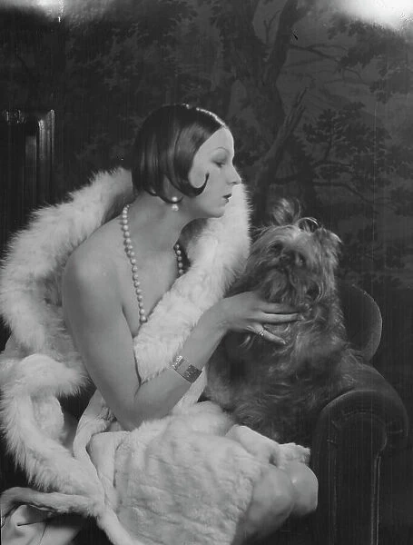 Carise, Erna, Mme. portrait photograph, 1928 Creator: Arnold Genthe
