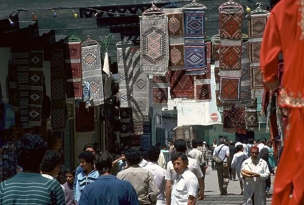 Carpets in the souk in Kairouan