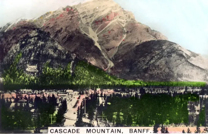 Framed Print : Cascade Mountain Print, Banff Alberta Framed Print : Cascade Mountain Print, Banff Alberta
