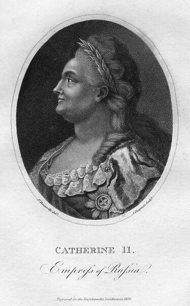 Catherine the Great, Empress of Russia, (1826). Artist: J Chapman