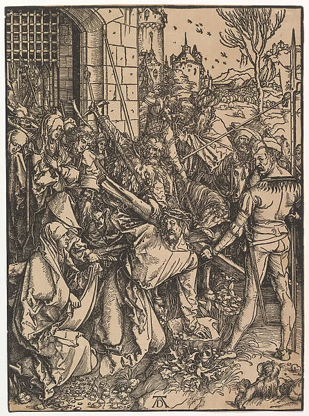 Christ Carrying the Cross, from The Large Passion, ca. 1498. Creator: Albrecht Durer