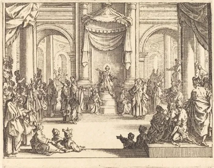 Framed Print : Christ Disputing with the Doctors Print, 1635 Framed Print : Christ Disputing with the Doctors Print, 1635