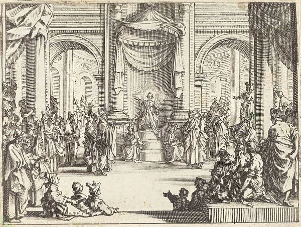 Christ Disputing with the Doctors, 1635. Creator: Jacques Callot