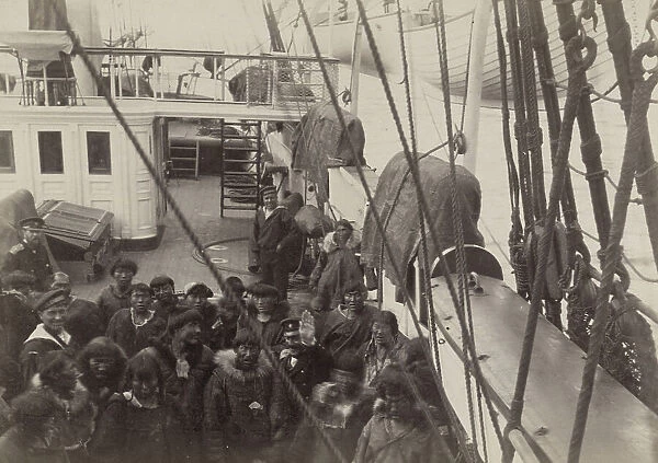 Chukchi Aboard a Clipper Ship, 1889. Creator: Unknown