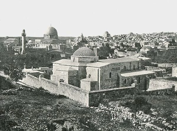 The Church of St Anne, Jerusalem, Palestine, 1895. Creator: Unknown