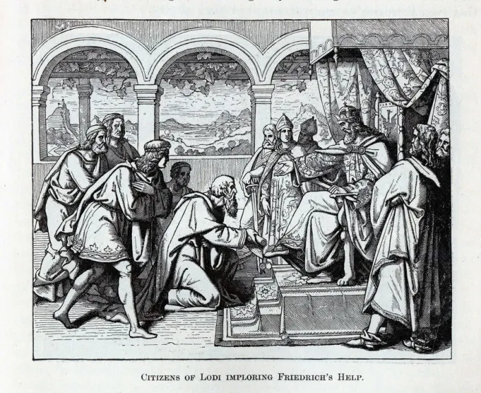 Framed Print : Anonymous Citizens of Lodi imploring Friedrich's Help, 1882 Print Framed Print : Anonymous Citizens of Lodi imploring Friedrich's Help, 1882 Print