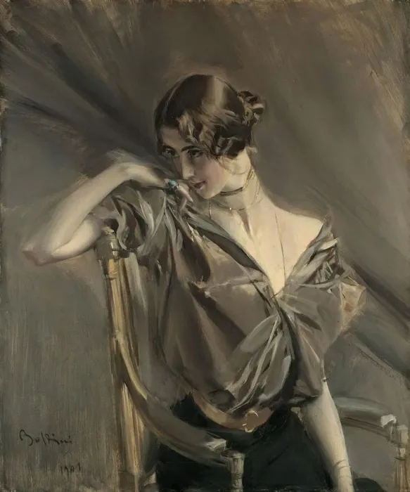 Framed Print : Cleo de Merode, 1901 Print by Boldini