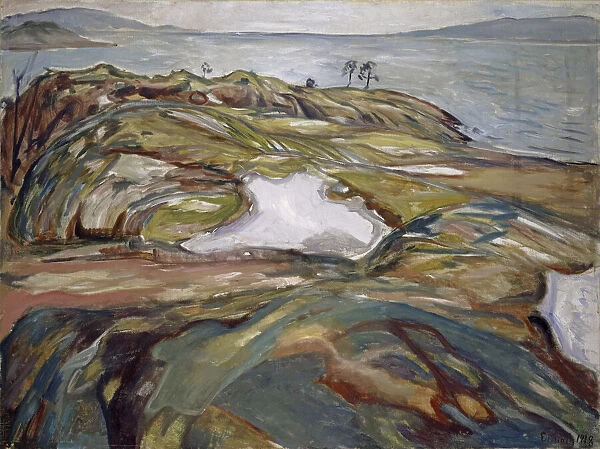 Coastal Landscape, 1918. Creator: Munch, Edvard (1863-1944)