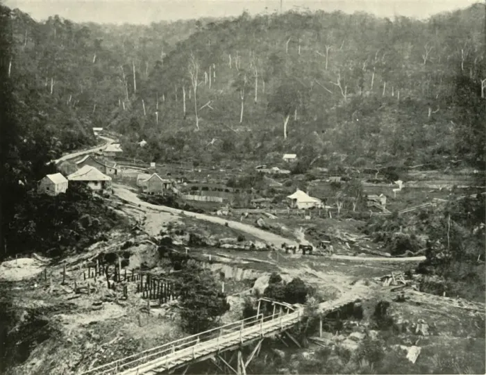 Framed Print : Copper Mines, Walhalla, 1901 Print