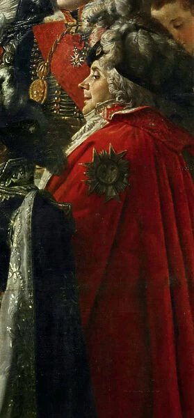 The Coronation of Napoleon at Notre-Dame. Detail: Charles Maurice de Talleyrand Perigord