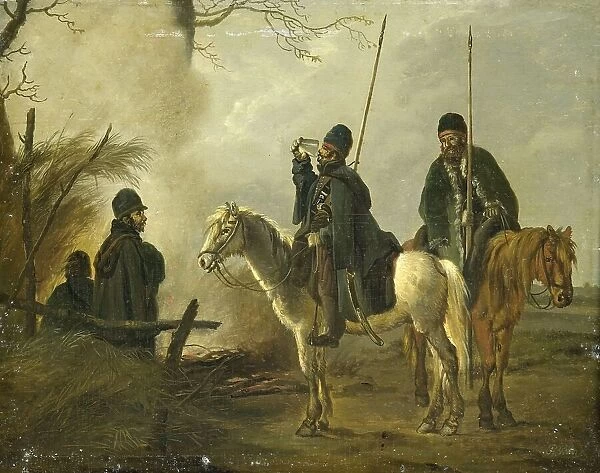 Cossack Outpost in 1813, 1813-1815. Creator: Pieter Gerardus van Os