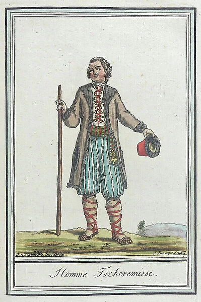 Costumes de Différents Pays, Homme Ischeremisse, c1797. Creators: Jacques Grasset de Saint-Sauveur, LF Labrousse