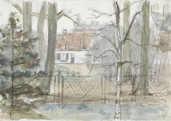 Country house and garden, 1834-1911. Creator: Jozef Israels