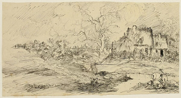 Country Landscape, n. d. Creator: Rodolphe Bresdin