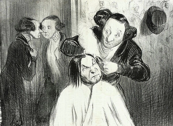Un coup de feu!, 1839. Creator: Honore Daumier