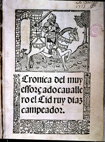 Cover El Cid Campeador, Rodrigo Diaz de Vivar, the Cid (1043? -1099), Castilian knight