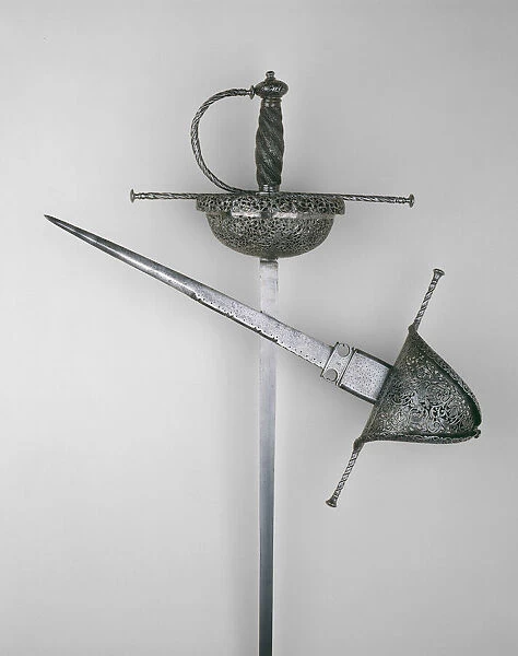 Cup-Hilted Rapier, Italy, c. 1650  /  60. Creator: Unknown