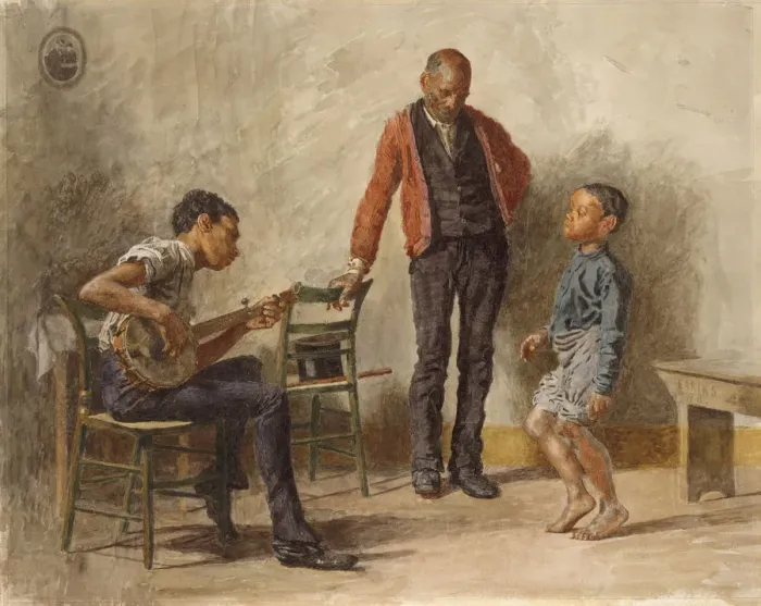 Framed Print : The Dancing Lesson, 1878 Print by Thomas Eakins